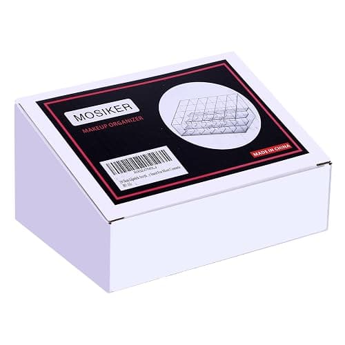 MOSIKER Lipstick Organizer,Small Clear Plastic Compact Lip Gloss Chapstick Perfume Sample Mascara Holder with 24 Slots thumbnail 9
