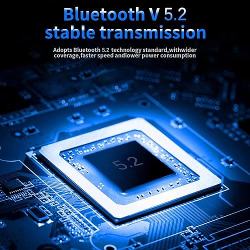 blueear Helmet Headphones Motorcycle Bluetooth Headsets Outdoor Waterproof Sports Headphone Loud Premium Bass Sound Auto Phone Answering ENC Noise Cancelling Clear Calls 60 Hours Playtime thumbnail 2