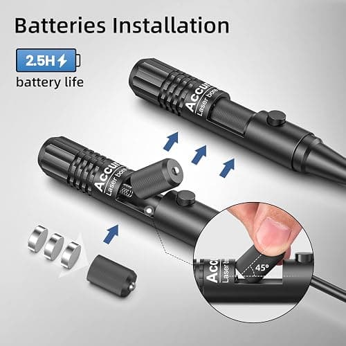 EZshoot Bore Sight Kit for .17 to 12GA Calibers BoreSighter with Button Switch Red Laser Bore Sight thumbnail 3