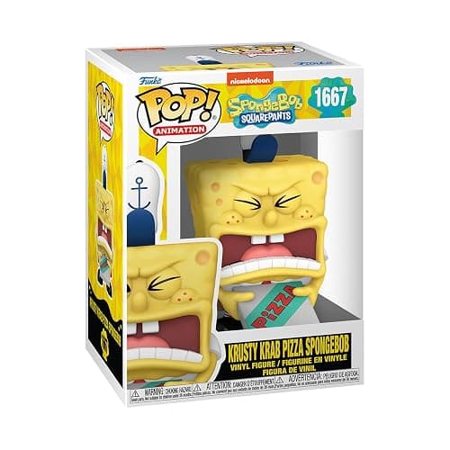 Funko POP! TV: Spongebob Squarepants 25th Anniversary - Spongebob Squarepants with Pizza -Collectable Vinyl Figure - Gift Idea - Official Merchandise - for Kids & Adults - TV Fans - Image 1