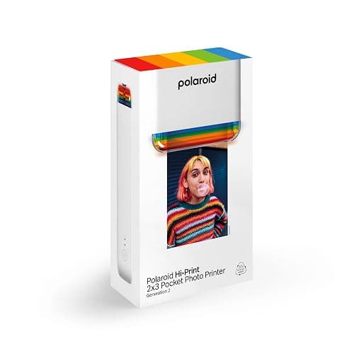 Polaroid Hi-Print - 2nd Generation Bluetooth Connected 2x3 Pocket Photo Dye-Sub Printer - White Printer Only (9128) thumbnail 2