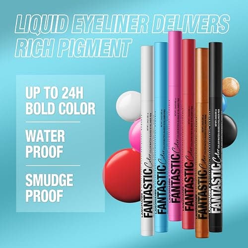 LANGMANNI 12 Colors Matte Liquid Eyeliner Set, Neon Colorful Pigmented With Long-lasting, Smudgeproof & Waterproof Eye Liner Makeup for Bold & Stunning Looks - Gift for Girls thumbnail 4