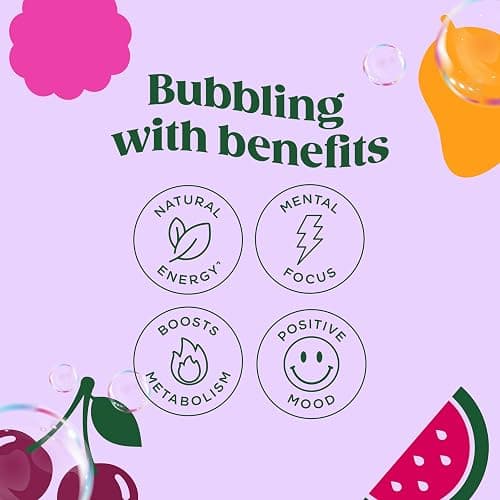 Bloom Nutrition Sparkling Energy Drink - Variety Pack - Natural Caffeine, Zero Sugar, 180mg Caffeine - Antioxidant-Rich with Green Coffee Bean, Green Tea Extract, Prebiotics - 12oz 12 Pack thumbnail 4