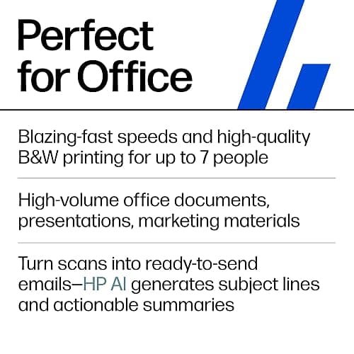 HP Laserjet Pro MFP 3101fdw Wireless Black & White All-in-One Laser Printer, Scanner, Copier, Fax, Best-for-Office (3G628F) thumbnail 6