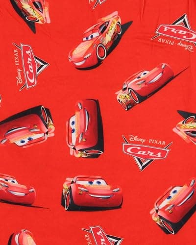 Disney Cars Men's Lightning McQueen with Logo Design AOP Adult Lounge Sleep Pajama Pants thumbnail 4