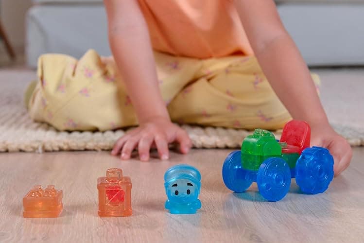Jelly Blox Tractor Set | Includes 12 Pieces | Toddler & Preschool Building Blocks Kids Can Squeeze, Stretch, Squish | MESH ACCREDITED | Safety Tested & Ouch-Free | Sensory Play Toy for Ages 2+ thumbnail 5