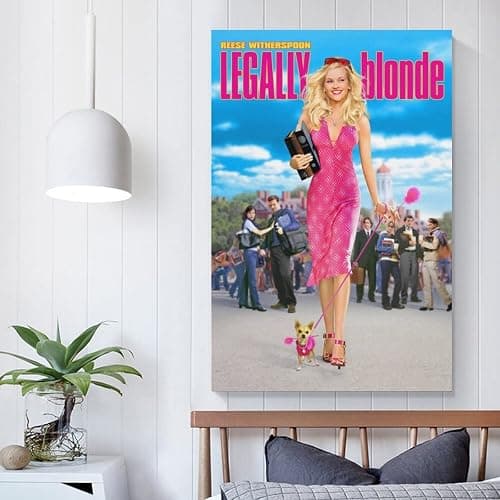 brrf Legally Blonde Movie Poster Poster Decorative Painting Canvas Wall Art Living Room Posters Bedroom Painting 24x36inch(60x90cm) thumbnail 5