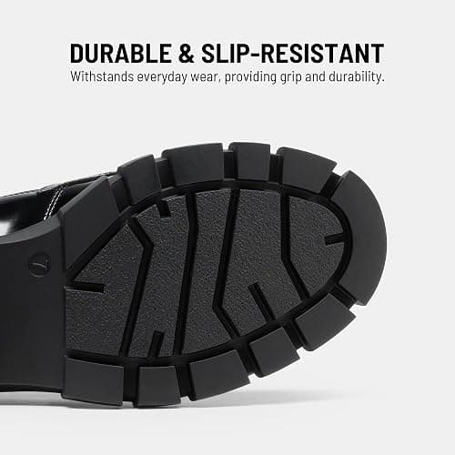 DREAM PAIRS Loafers for Women Platform Chunky Loafers Slip On Casual Shoes thumbnail 3