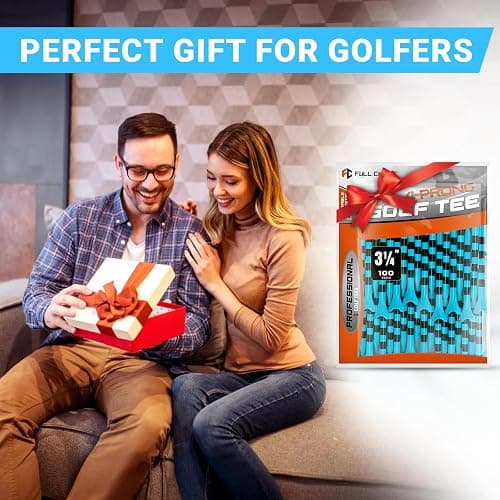 Full Choice Professional Plastic Golf Tees 100 Pack (3-1/4"), Enhanced Durability & Stability, Engineered to Minimize Friction and Side Spin thumbnail 7