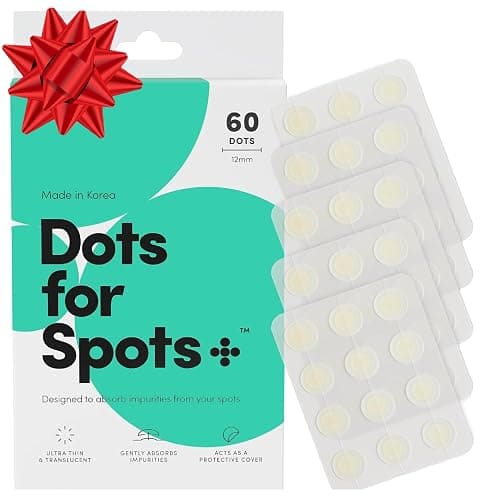 Dots for Spots Pimple Patches For Face - Stocking Stuffers For Teens - Fast Acting, Translucent Hydrocolloid Zit Patches that Unclog Pores Korean Skin Care - Vegan, Cruelty Free - (60 count) - Image 1