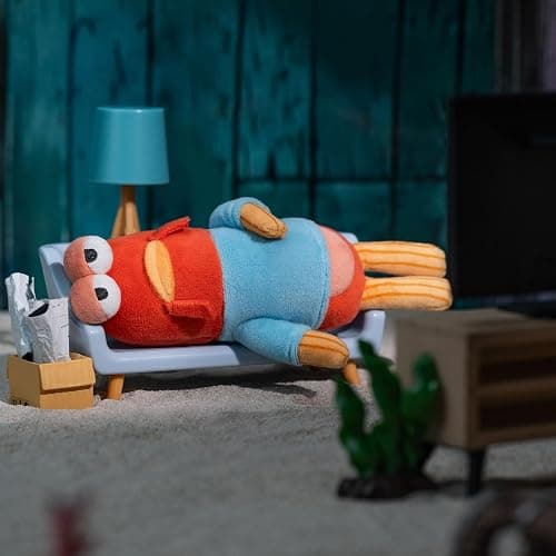 POP MART Spongebob - Bikini Bottom Buddies - Whimsical Plush Blind Box, Blind Box Figures, Random Design Action Figures Collectible Toys Home Decorations, Single Box thumbnail 5