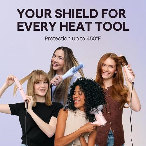 wavytalk Smooth Barrier Heat Protectant Spray for Hair, Thermal Protection Spray for All Hair Tools to Smooth&Hydrate, Up to 450℉ Protection, Damage Repair&Frizz Control, Lightweight Formula, 5 Fl Oz thumbnail 5