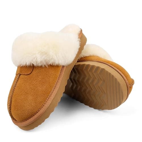 JOY IN LOVE Fuzzy Slippers for Women Memory Foam Flat Outdoor Indoor Faux Fur Cozy Slippers thumbnail 5