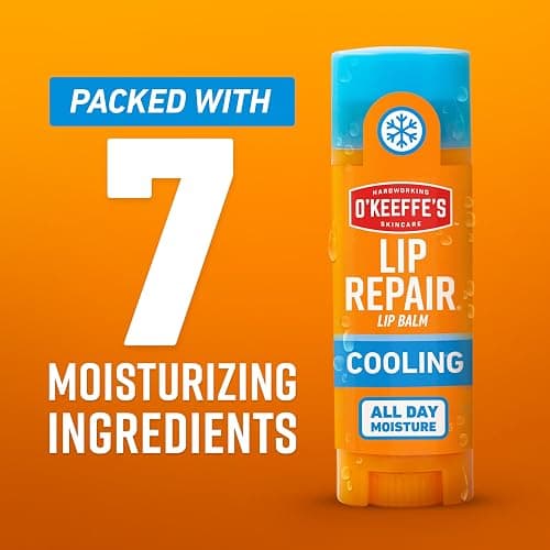 O'Keeffe's Lip Repair Lip Balm With Cooling Relief for Dry, Cracked Lips - Stick (2 Pack) - Moisturizer for Very Dry Lips thumbnail 4