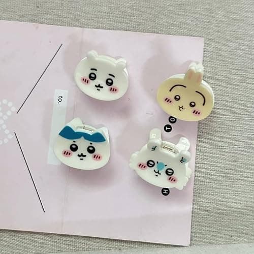 Hair Claw Clip Cute 8 Pack for Women Thin Thick Curly Hair, Big Matte Banana Clips,Strong Hold jaw clips thumbnail 3