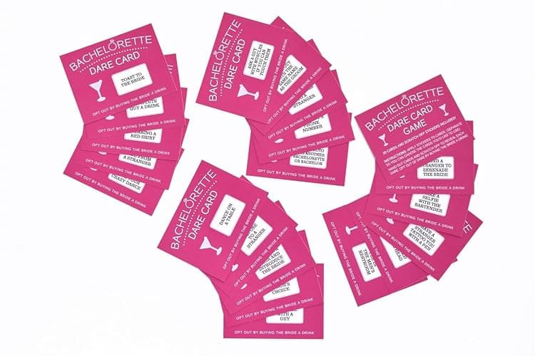 Printed Party Bachelorette Dare Card Scratch Off Game, Girls Night Out, 20 Cards thumbnail 6