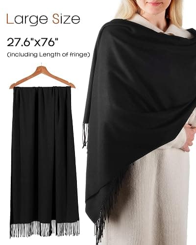 FURTALK Winter Scarf for Women Pashmina Shawl Wraps Soft Warm Fashion Blanket Scarves Gifts thumbnail 4