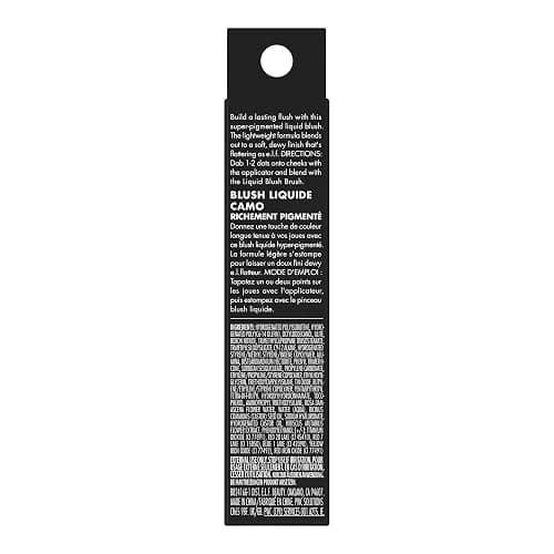 e.l.f. Camo Liquid Blush, Long-lasting Liquid Blush For High-pigment Color, Creates A Soft, Dewy Finish, Vegan & Cruelty-free, Dusty Rosé thumbnail 8