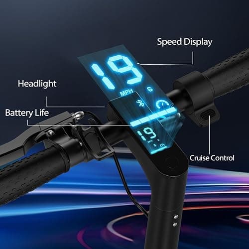 MAXSHOT Electric Scooter for Adults, 8.5/10/14" Tires, 19/22Mph, 350W/500W Motor, 21-28 Miles Range, Folding E-Scooter with Dual Suspension,APP Control thumbnail 6