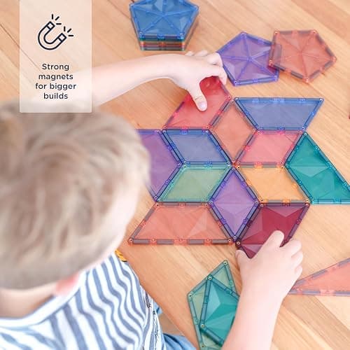 Connetix Pastel Shape Expansion Pack, 48 Pieces thumbnail 3