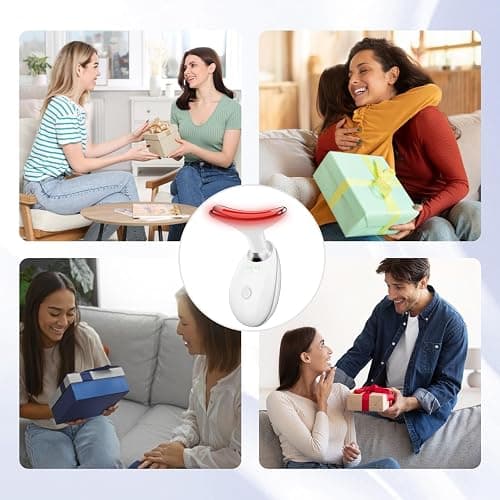 Facial Massager,7 Color LED Light Therapy for Face and Neck,Portable Beauty Skin Care Tools thumbnail 8