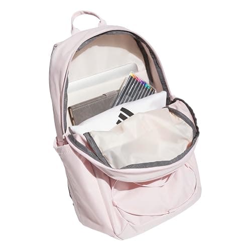 adidas Amplifier Backpack for Laptop, School and Gym, 28L, Distilled Pink/Dual Lilac Purple/Bungie, OSFA thumbnail 3