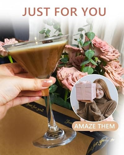Taruzil Coffee Martini Candles Gifts for Women Men, Scented Candles Unique Gifts for Women Girl Friend Soy Wax Candles for Home, Bedroom,Coffee Bar Scented for Christmas, Birthday,Halloween thumbnail 4
