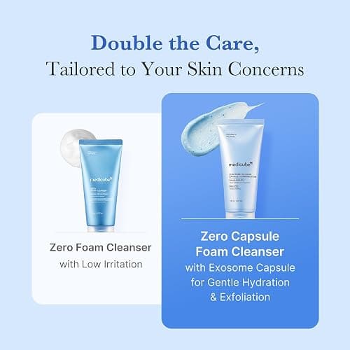 medicube Zero Pore Clear Blue Capsule Facial Deep Cleanser for Skin Texture, Blackhead & Pore Care | AHA, BHA & PHA for Double Cleansing, Daily Gentle Face Wash, Korean Skincare | 120g / 4.23 oz thumbnail 7
