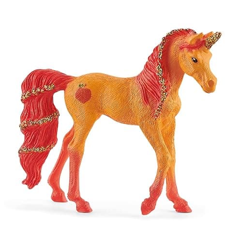 Schleich bayala, Collectible Unicorn Toy Figure for Girls and Boys, Peach Unicorn Figurine (Fruity Series), Ages 5+ - Image 1