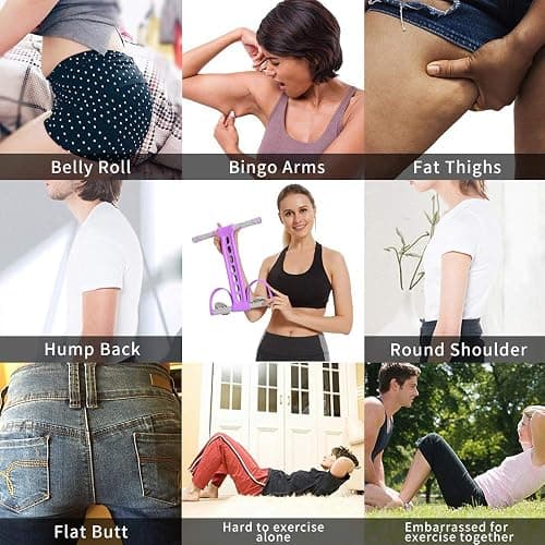 Pedal Resistance Bands with Handles Exercise Bands Multifunction Tension Rope Fitness for Working Out Arm Abs Legs Stretch Bands thumbnail 6
