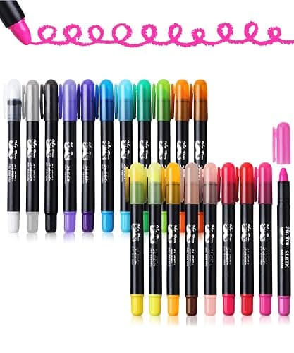 Mr. Pen- Gel Crayons, 20 Pack, Twistable, Non-Toxic, Coloring Crayons - Image 1