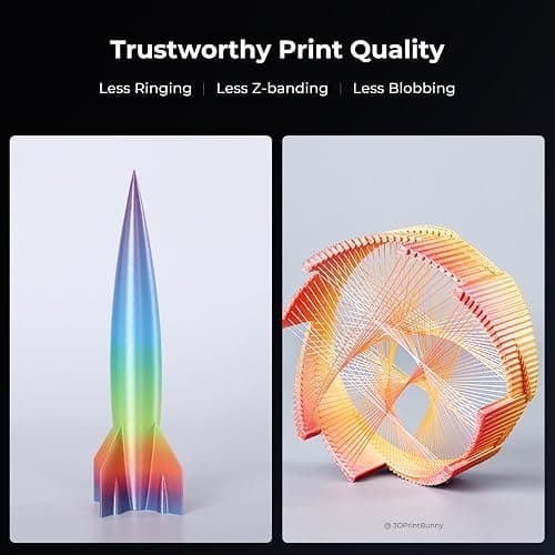 Creality K1 Max 3D Printer, 600mm/s Max High-Speed 3D Printers with Auto Leveling, Dual Cooling, Smart AI Function and Out-of-The-Box, Large Printing Size 11.8x11.8x11.8in thumbnail 9