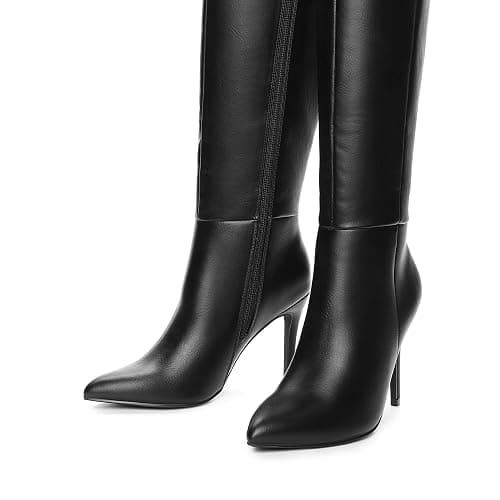 DREAM PAIRS Knee High Boots for Women, Sexy Pointed Toe Stiletto High Heel Boots, Fashion & Classic Dress Shoes thumbnail 7