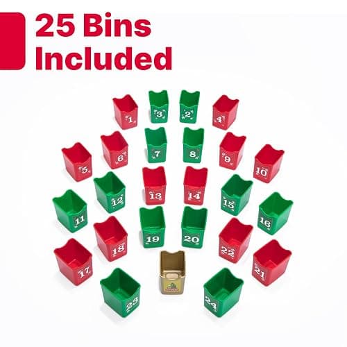Step2 My First Advent Calendar, Kids Interactive Christmas Toy, Includes 25 Toy Refillable Bins, Hide Surprises for Holiday Excitement, Made of Durable Plastic, for Toddlers 1.5+ Years Old thumbnail 7