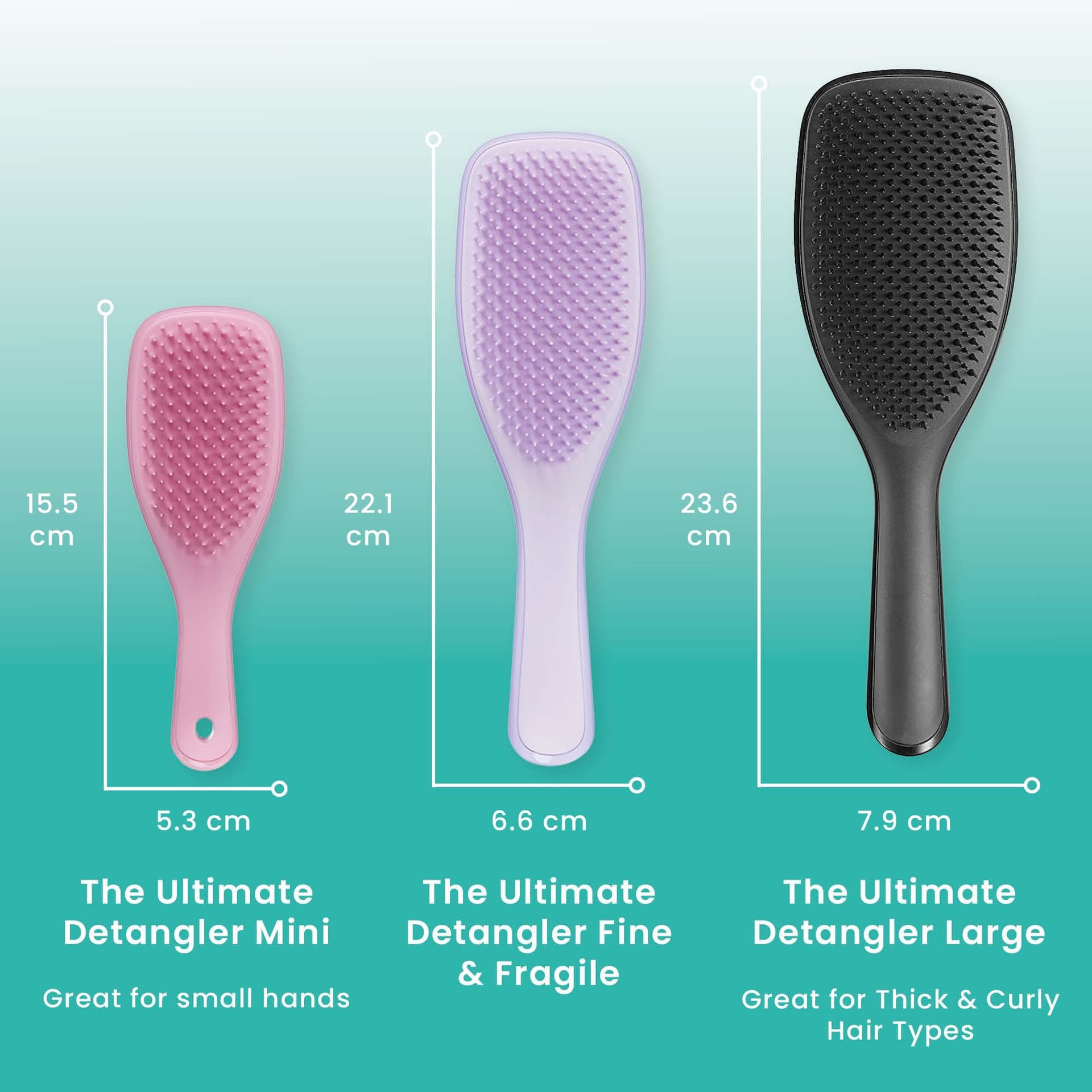 Tangle Teezer Fine and Fragile Wet Detangler, Mint thumbnail 7