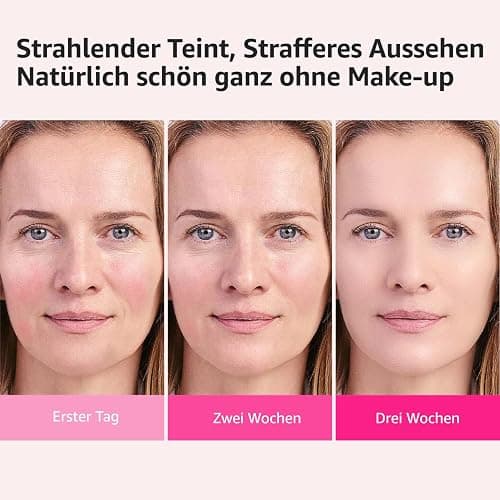 IFAE LED Gesichtsmaske, 630nm&830nm Silikon Rotlichtlampe Gesicht, 396 Chips Rotlicht Maske Gesicht mit 5/10/15/20 Timer, Gesichts & Halsmaske, Wiederaufladbar und Ergonomisches Design(Hellrosa) thumbnail 5