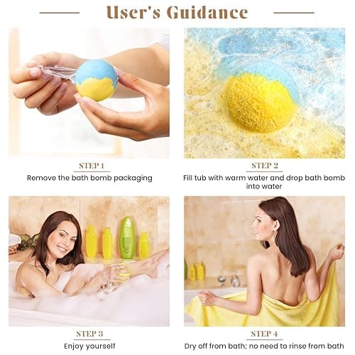 ZenBombs Bath Bombs Set, 20 pcs Natural Shea Butter & Safe Oil Bath Bomb for Skin Moisturizing, Handmade Bubble Bath & Fizzy, Ideal Presents for Women thumbnail 5