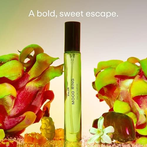PHLUR Mood Ring Eau de Parfum - Travel Size Perfume for Women & Men Fragrance - Sweet Fruity Floral Perfume with Orange, Jasmine, Patchouli, Fruit Gummies & Amber (9.5mL) thumbnail 2