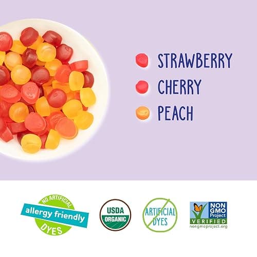 YumEarth Organic Assorted Flavor Fruit Snacks, 0.7oz (Pack of 35) | Snack Packs, Allergy Friendly, Gluten Free, Non-GMO, Vegan, Dye Free thumbnail 3