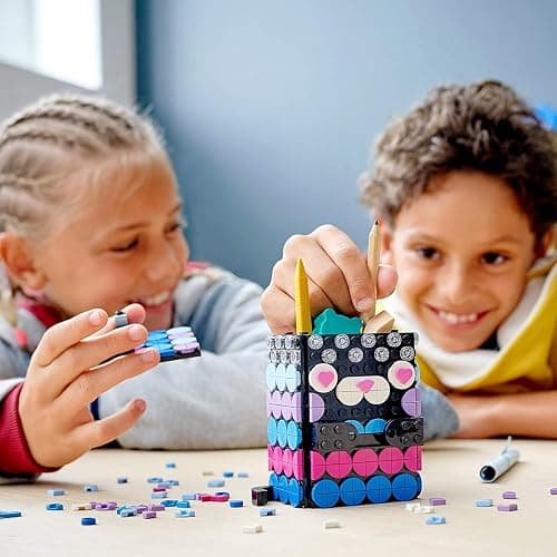 LEGO DOTS Secret Holder 41924 DIY Craft Decorations Kit; Creative Activity for Kids Who Want to Make a Cool Cat Set, New 2021 (451 Pieces) thumbnail 2