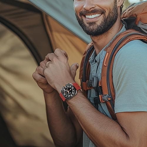 Rugged Band Compatible with Samsung Galaxy Watch Ultra 47mm Smartwatch (2025/2024), No Gap Breathable Soft Silicone Sport Strap for Galaxy Watch Ultra Bands Men Women thumbnail 6