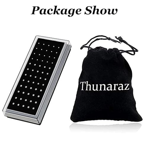 THUNARAZ Straight L Shaped Stainless Steel Nose Studs Rings Piercing Pin Body Jewelry 20G-22G 1.5mm 2mm 2.5mm thumbnail 9