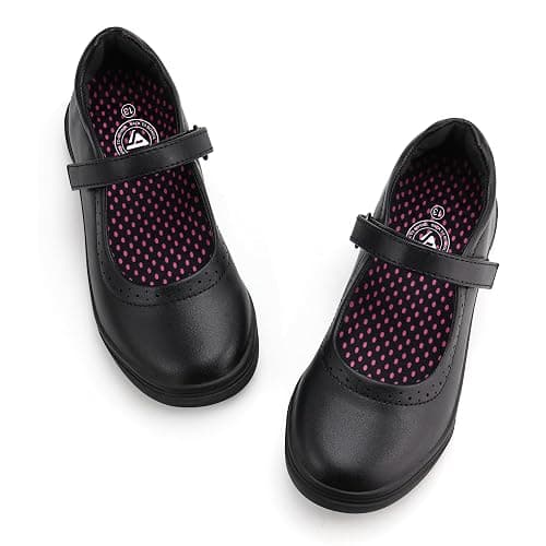 JABASIC Girls Mary Jane Flats School Uniform Dress Shoes thumbnail 7