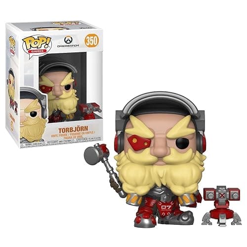 Funko Pop Games: Overwatch - Torbjörn Collectible Figure, Multicolor - Image 1