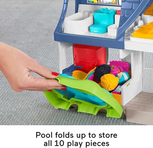 Fisher-Price Little People Friends Together Play House | Pretend Home Playset, Smart Stages with Learning Songs, Toddler Toy, Preschool Kids Ages 1+ Years thumbnail 6