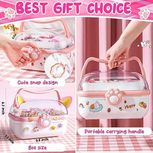 Nano Tape Bubble Kit for Kids, Squishy Maker Making Kit, Birthday for 4 5 6 7 8 9 10 Year Old Girls Girl Grandkids, Kids Toys for Girls 4-6 6-8 8-10 10-12 thumbnail 4