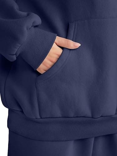 AUTOMET Womens 2 Piece Outfits Lounge Hoodie Sweatsuit Sets Plus Size Fall Fashion Clothes Airport Travel Pants Tracksuits thumbnail 6