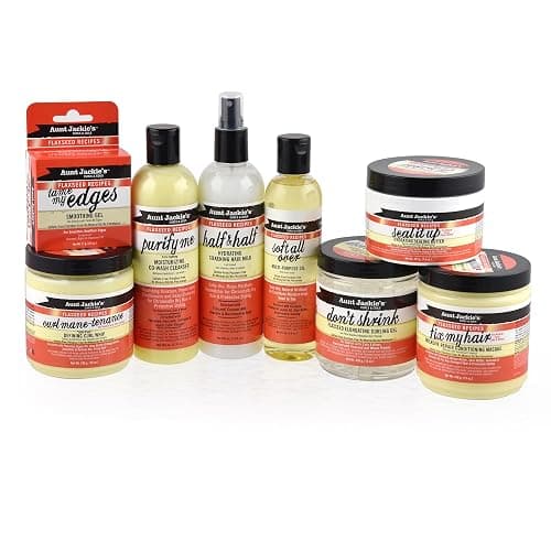 Aunt Jackie's Flaxseed Recipes Don't Shrink Elongating Hair Curling Gel for Natural Curls, Coils and Waves, Helps Prevent Dryness and Flaking, 15 oz thumbnail 9