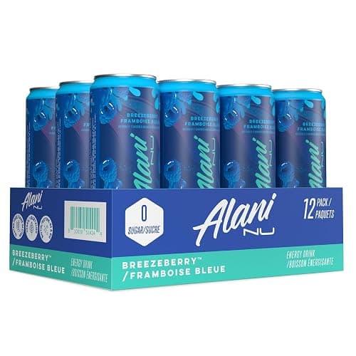 Alani Nu BREEZEBERRY Sugar Free, Low Calorie Energy Drinks | 140mg Caffeine | Pre Workout Performance with Antioxidants | Biotin B Vitamins | Zero Sugar | 10 Calories | 355mL (12 Pack) thumbnail 7