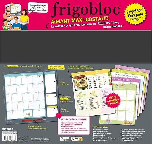 Frigobloc Mensuel 2027 - Calendrier organiseur familial (de sept. 2026 à déc. 2027) thumbnail 2